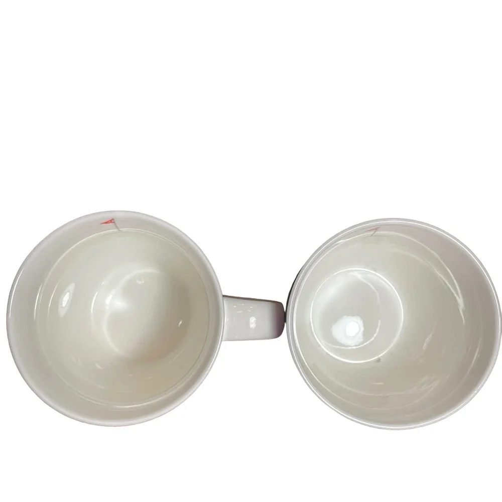 Savoir‎ Vivre London New Bone China Golf Coffee Mugs Lot of 2